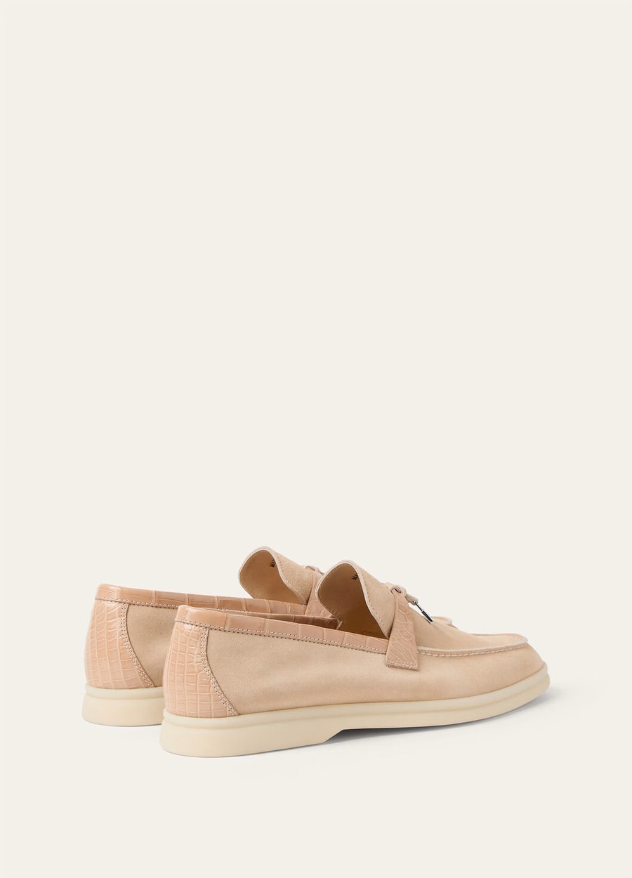 Summer Charms Walk Loafer Suede Himalaya Rose