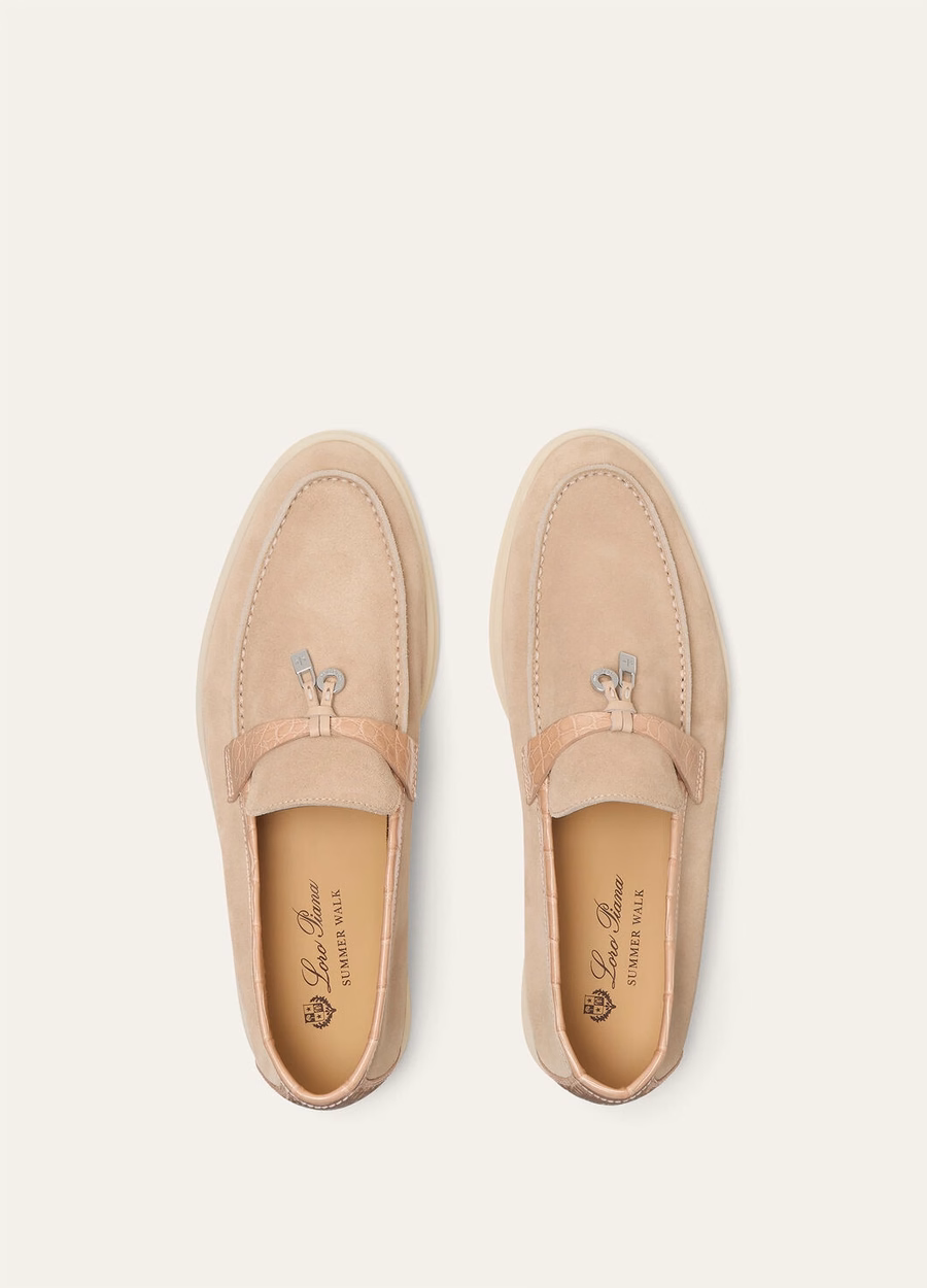 Summer Charms Walk Loafer Suede Himalaya Rose