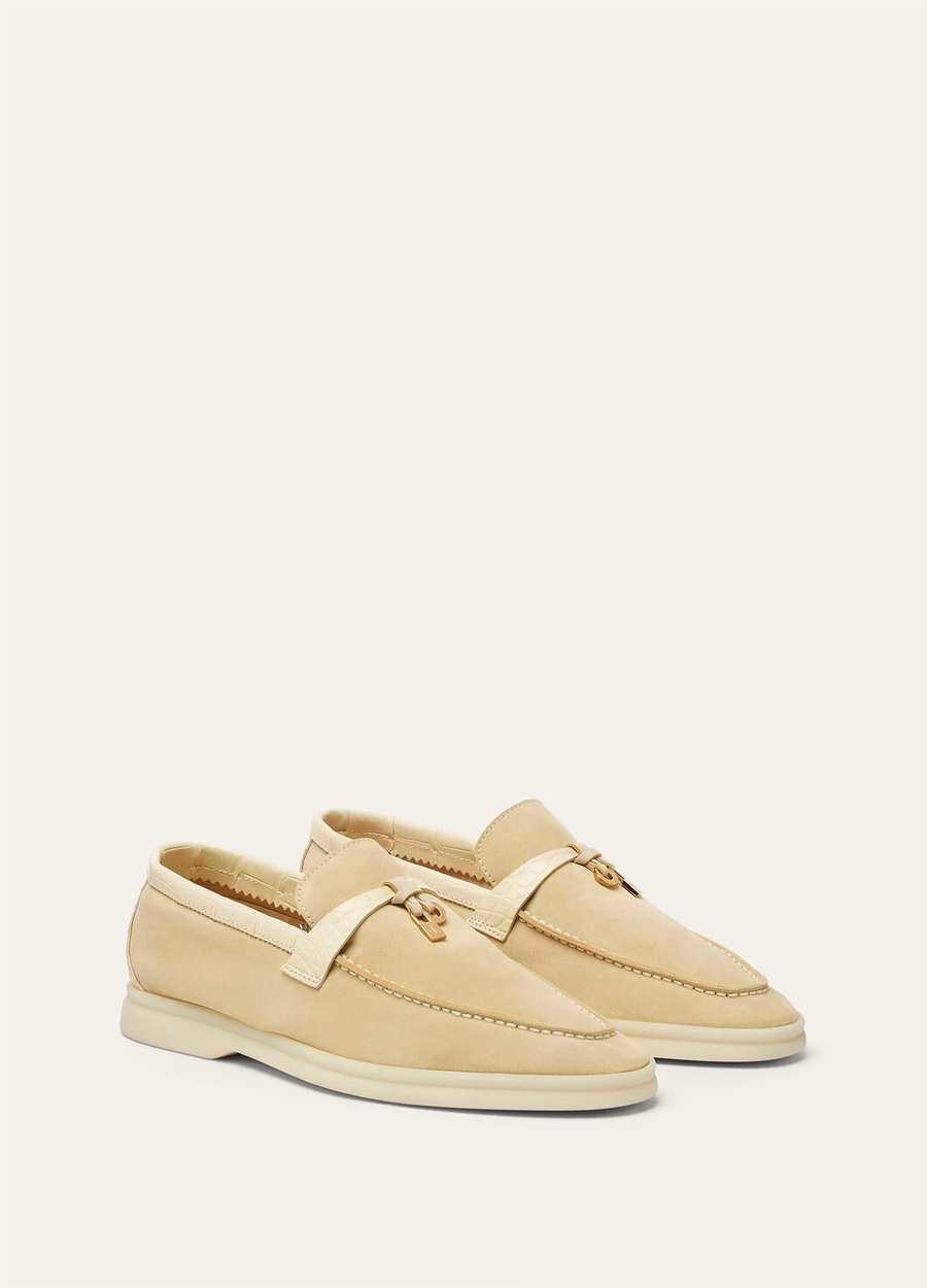 Summer Charms Walk Loafer Suede Butter