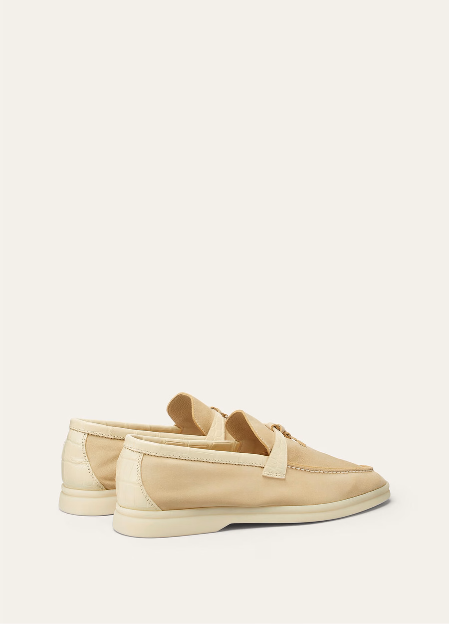 Summer Charms Walk Loafer Suede Butter
