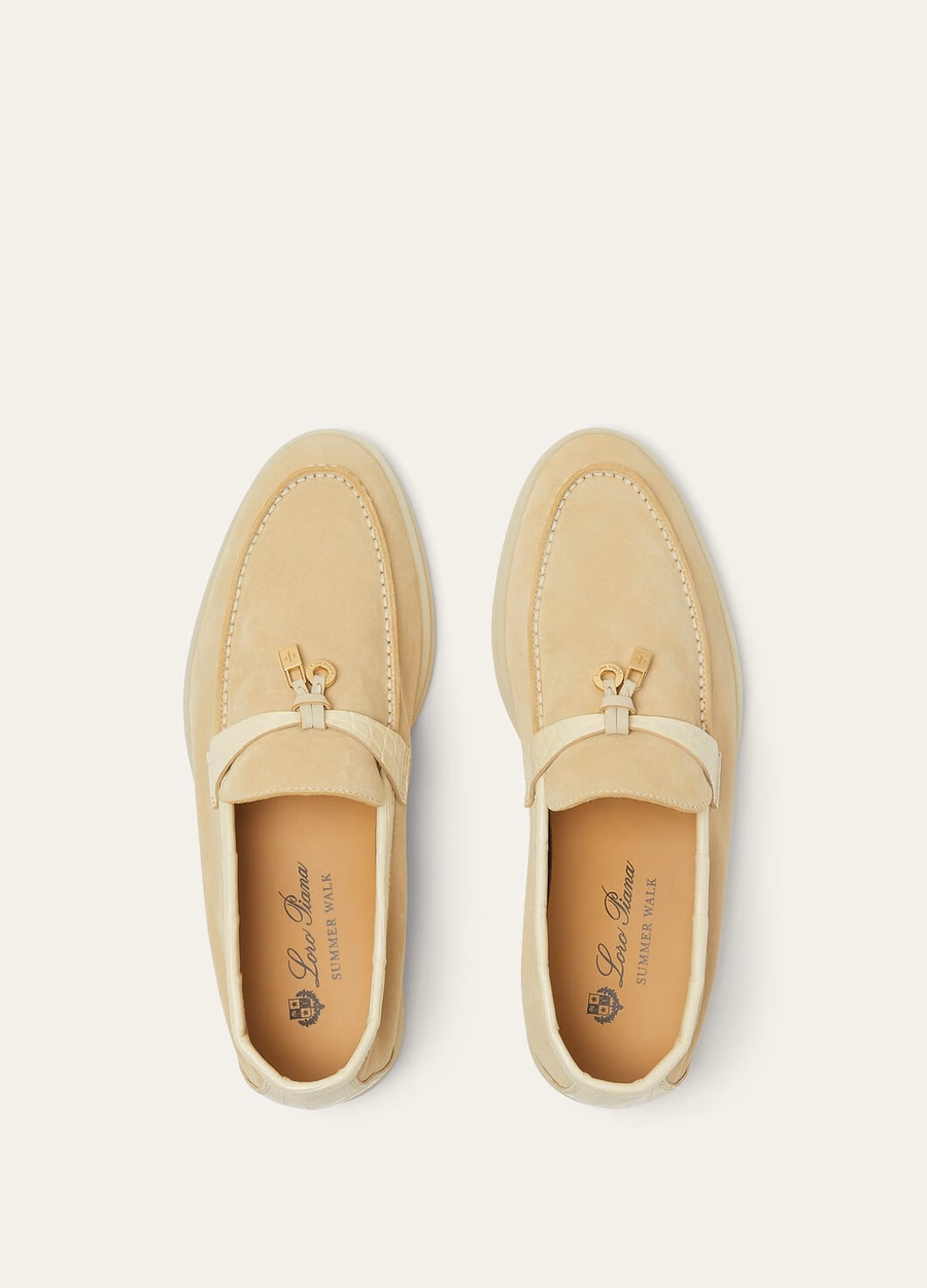 Summer Charms Walk Loafer Suede Butter