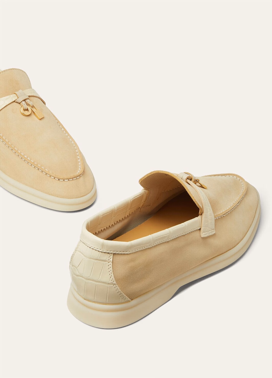 Summer Charms Walk Loafer Suede Butter