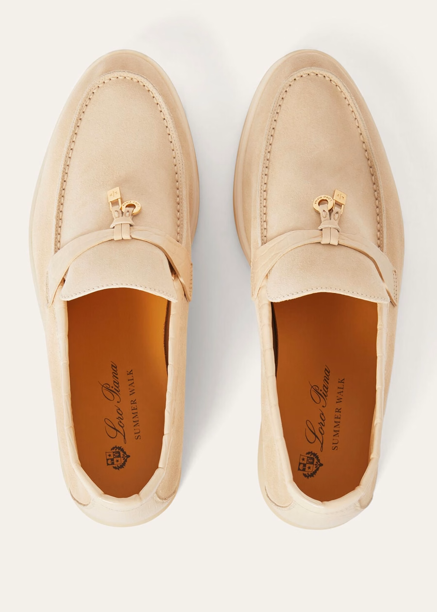 Summer Charms Walk Loafer Suede LIGHT MASTIC