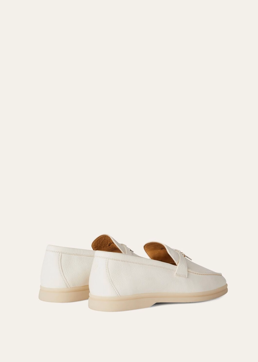 Summer Charms Walk Loafer Deerskin White