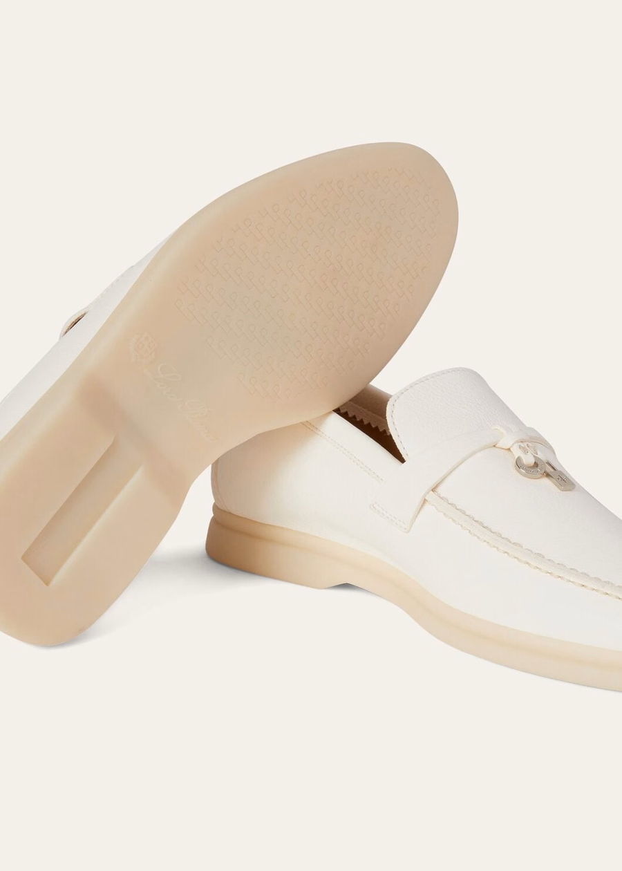 Summer Charms Walk Loafer Deerskin White