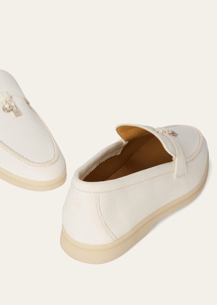 Summer Charms Walk Loafer Deerskin White