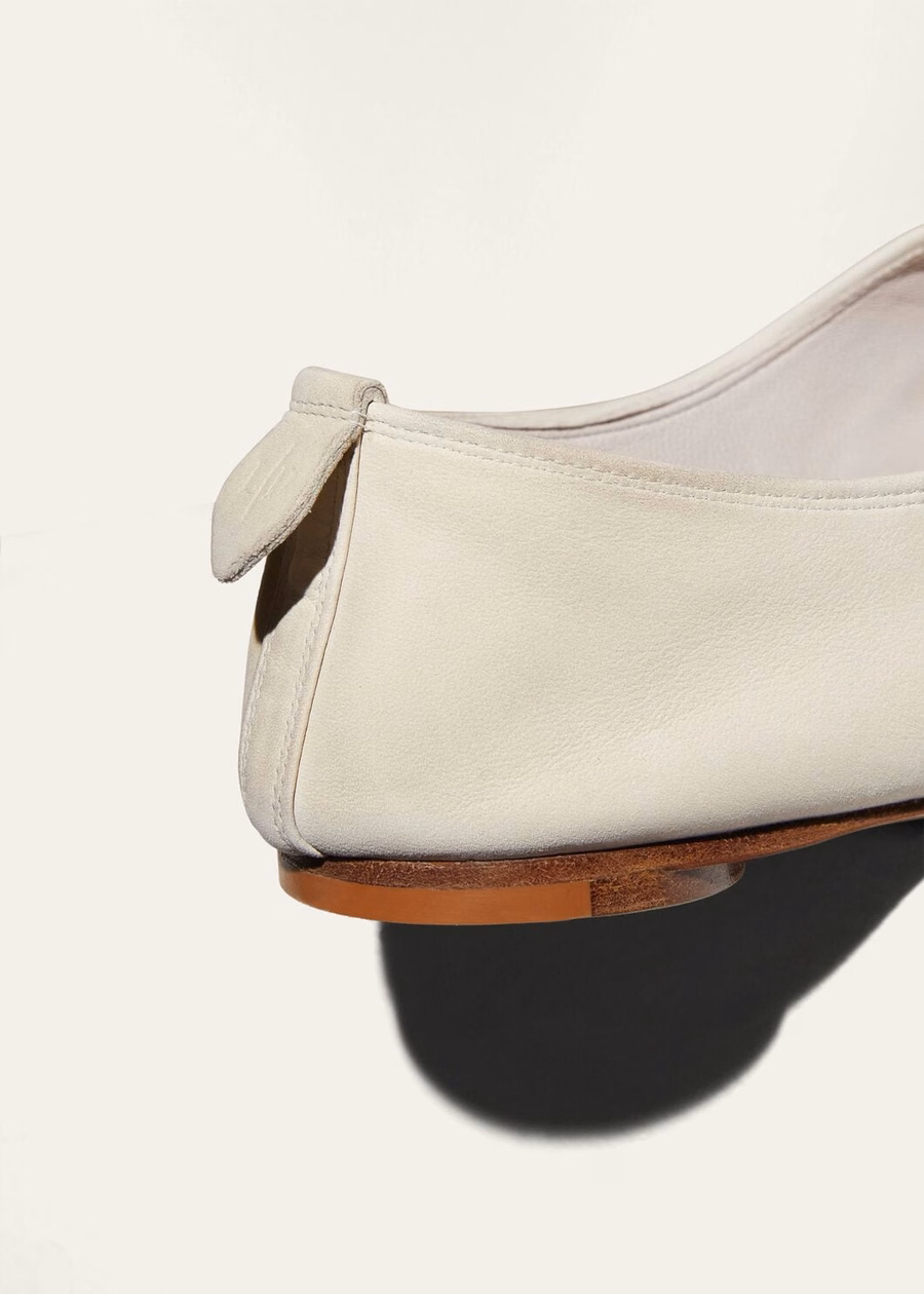 Floaty Loafer Whisper White Calfskin
