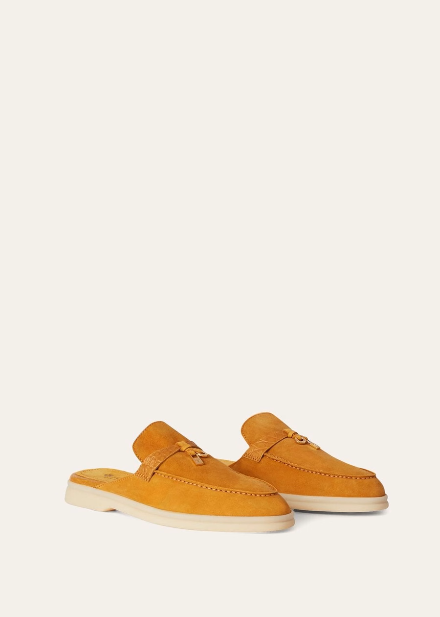 Nautical Charms Walk Babouche Loafers suede CINNAMON CAFE