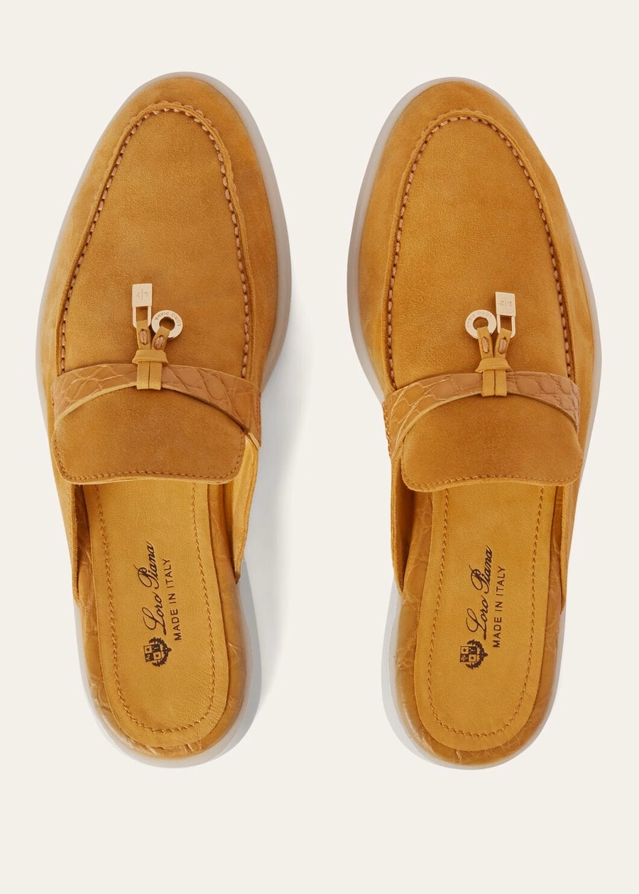 Nautical Charms Walk Babouche Loafers suede CINNAMON CAFE
