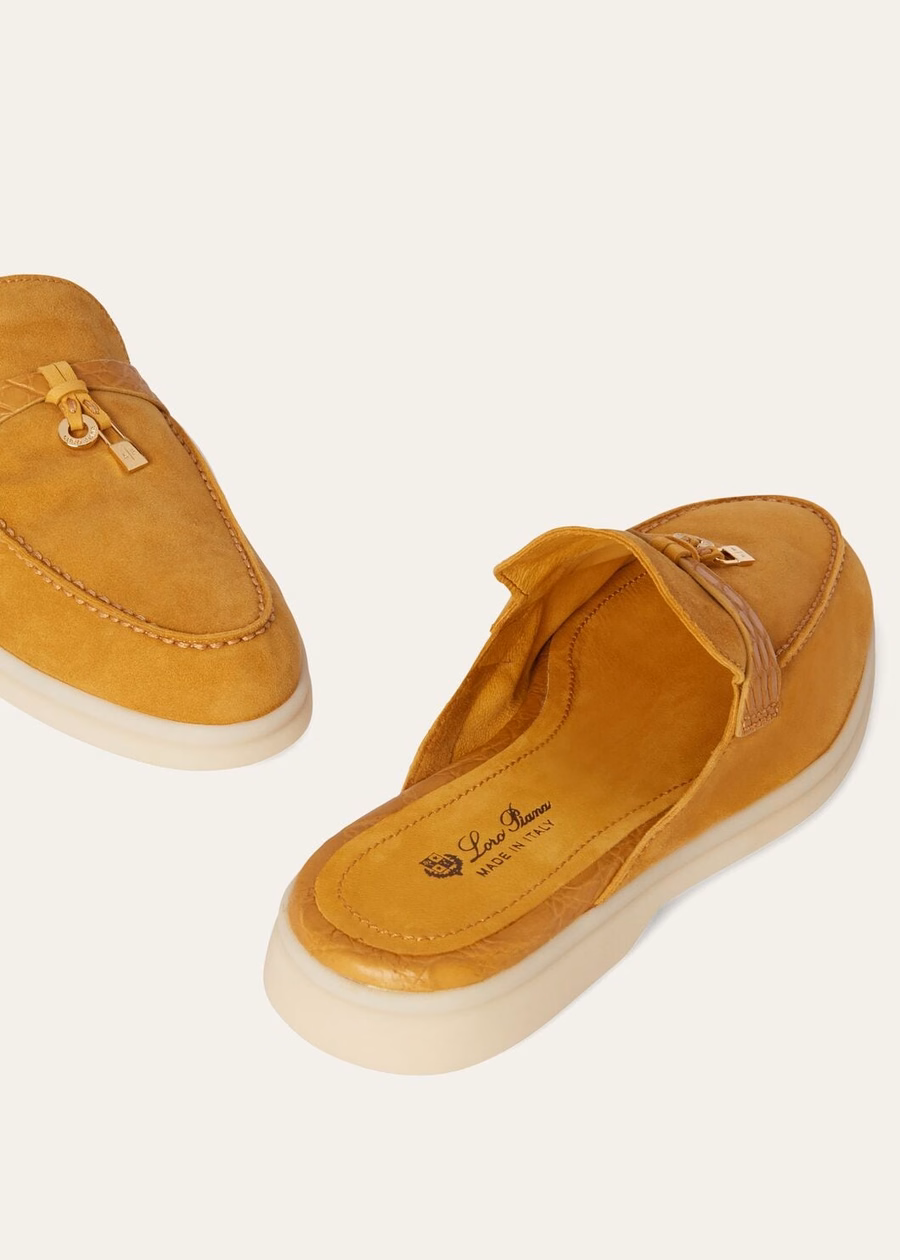 Nautical Charms Walk Babouche Loafers suede CINNAMON CAFE