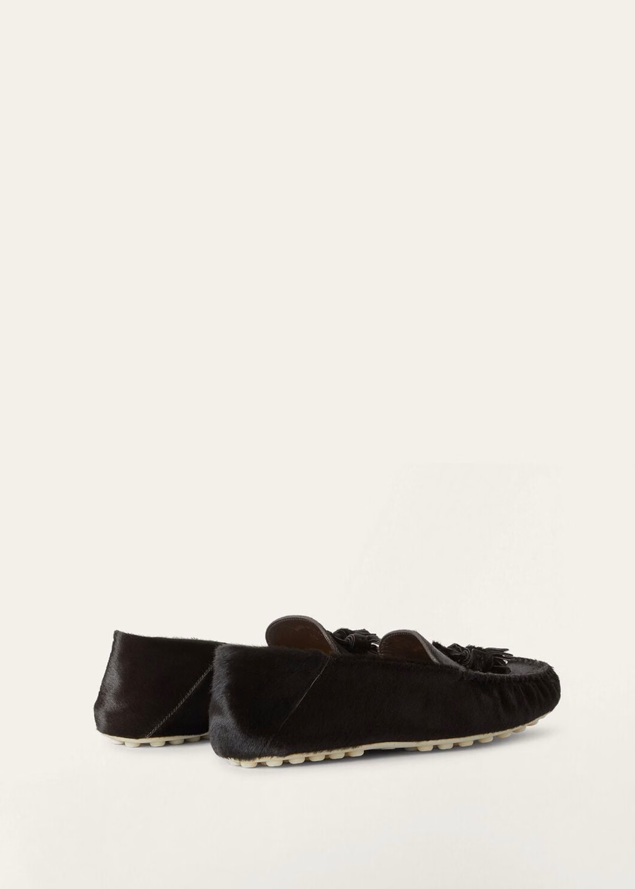 Dot Sole Walk loafer in calfskin, chocolate