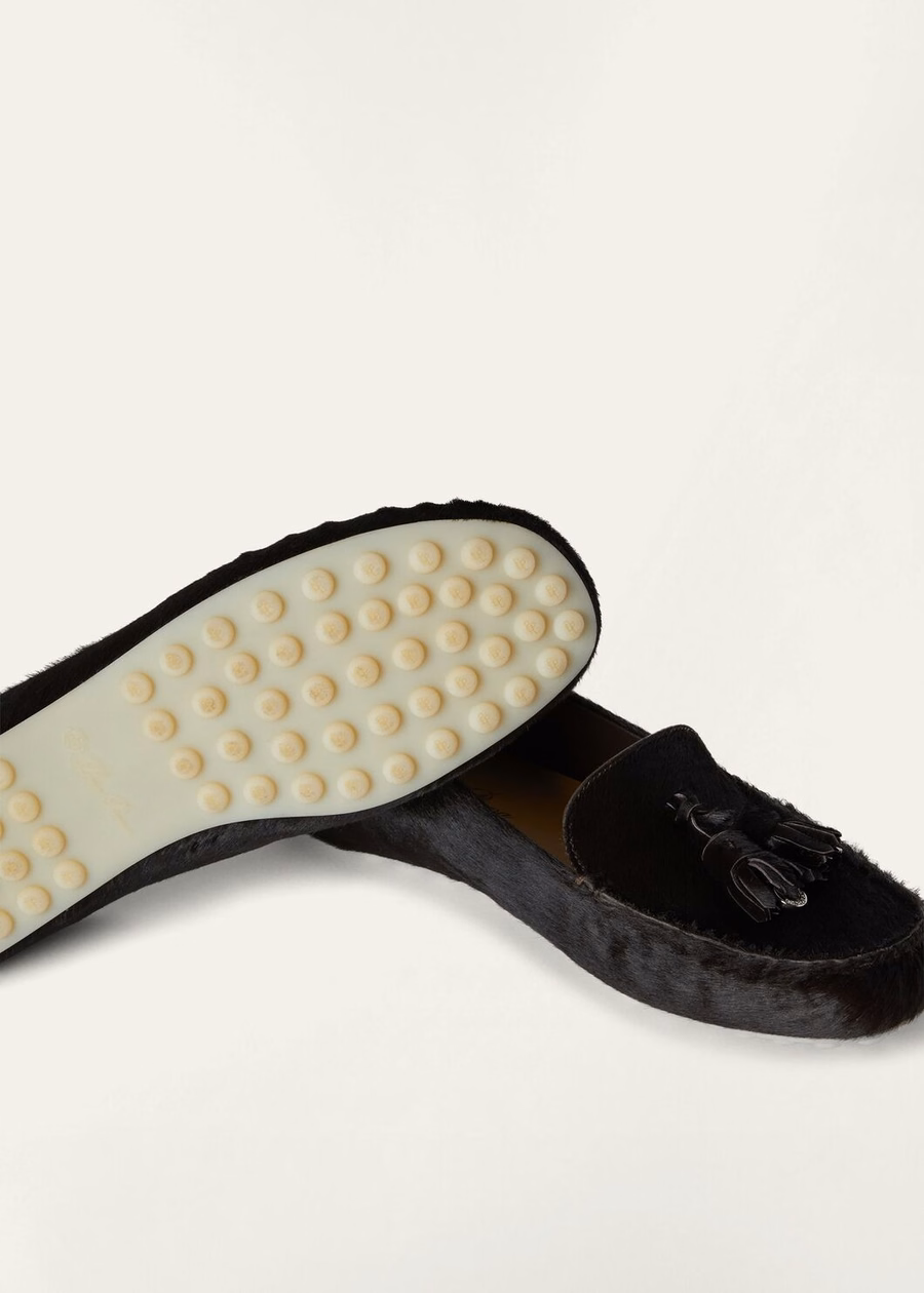 Dot Sole Walk loafer in calfskin, chocolate