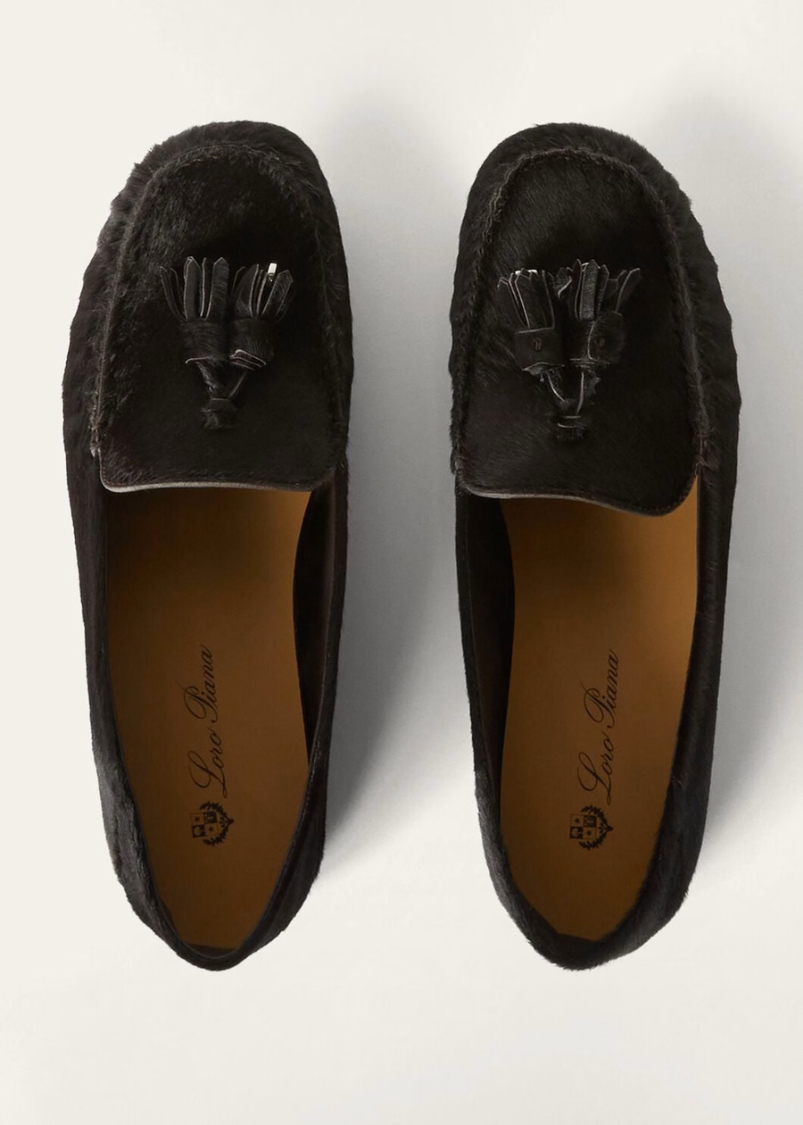 Dot Sole Walk loafer in calfskin, chocolate
