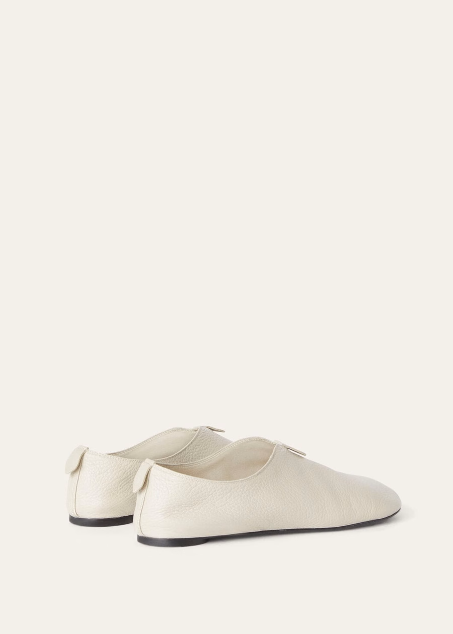 Furscuri and Cream Suede Floating Flat Loafer