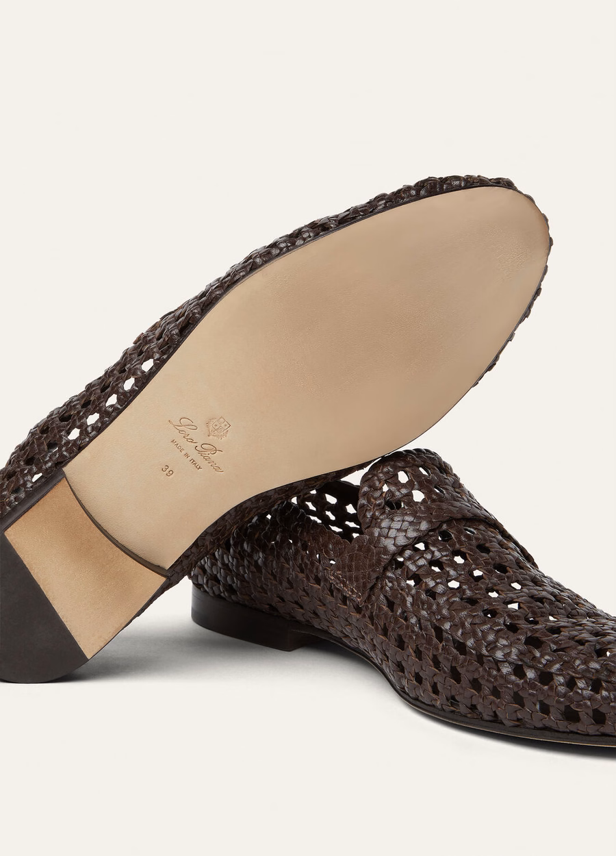 Leon Loafer powder brown goatskin
