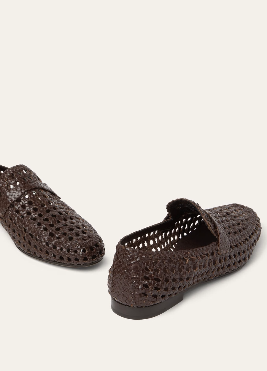 Leon Loafer powder brown goatskin