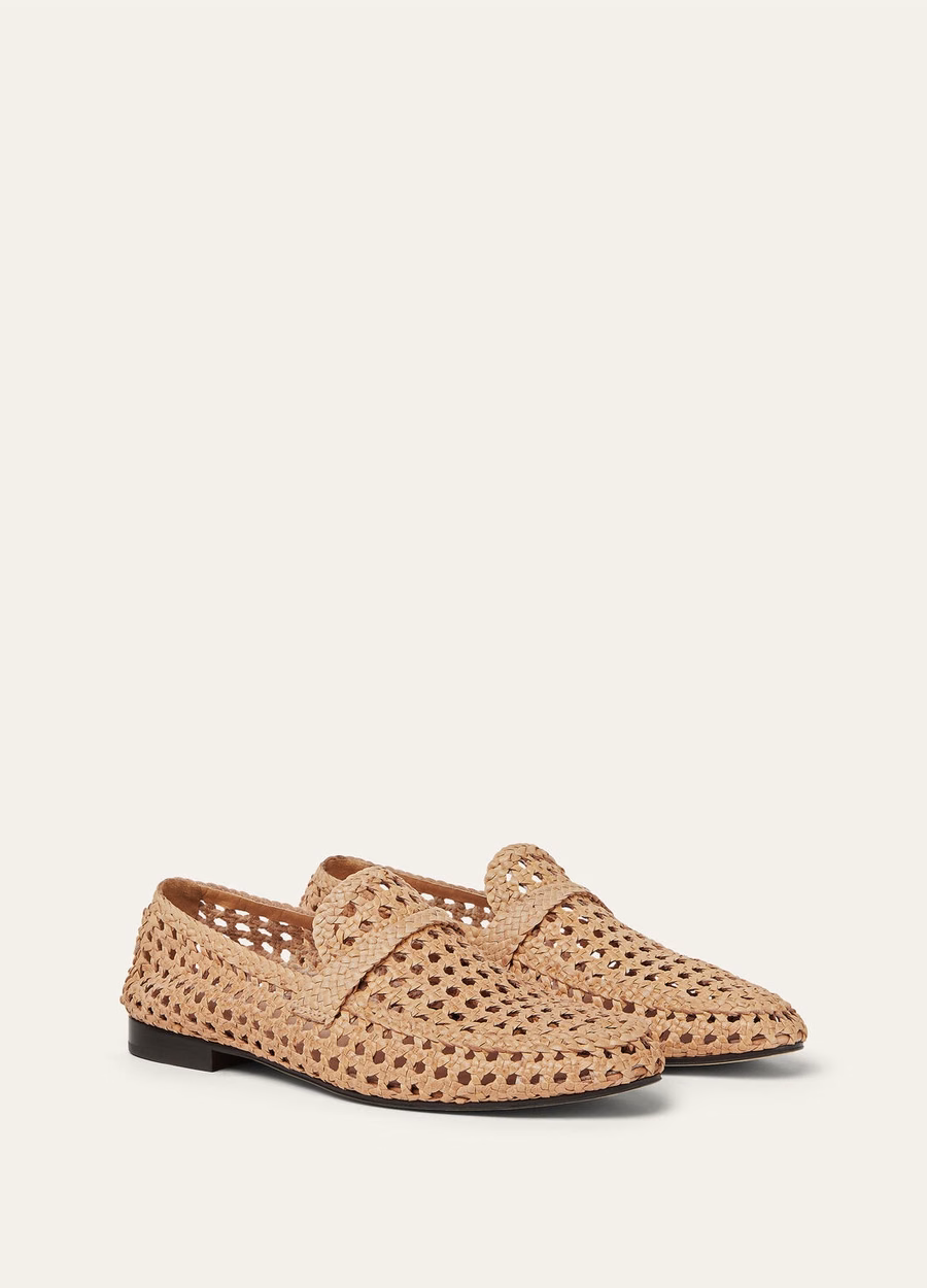 Leon Loafer Goat Leather Natural Light Camel