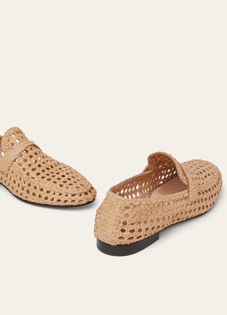 Leon Loafer Goat Leather Natural Light Camel