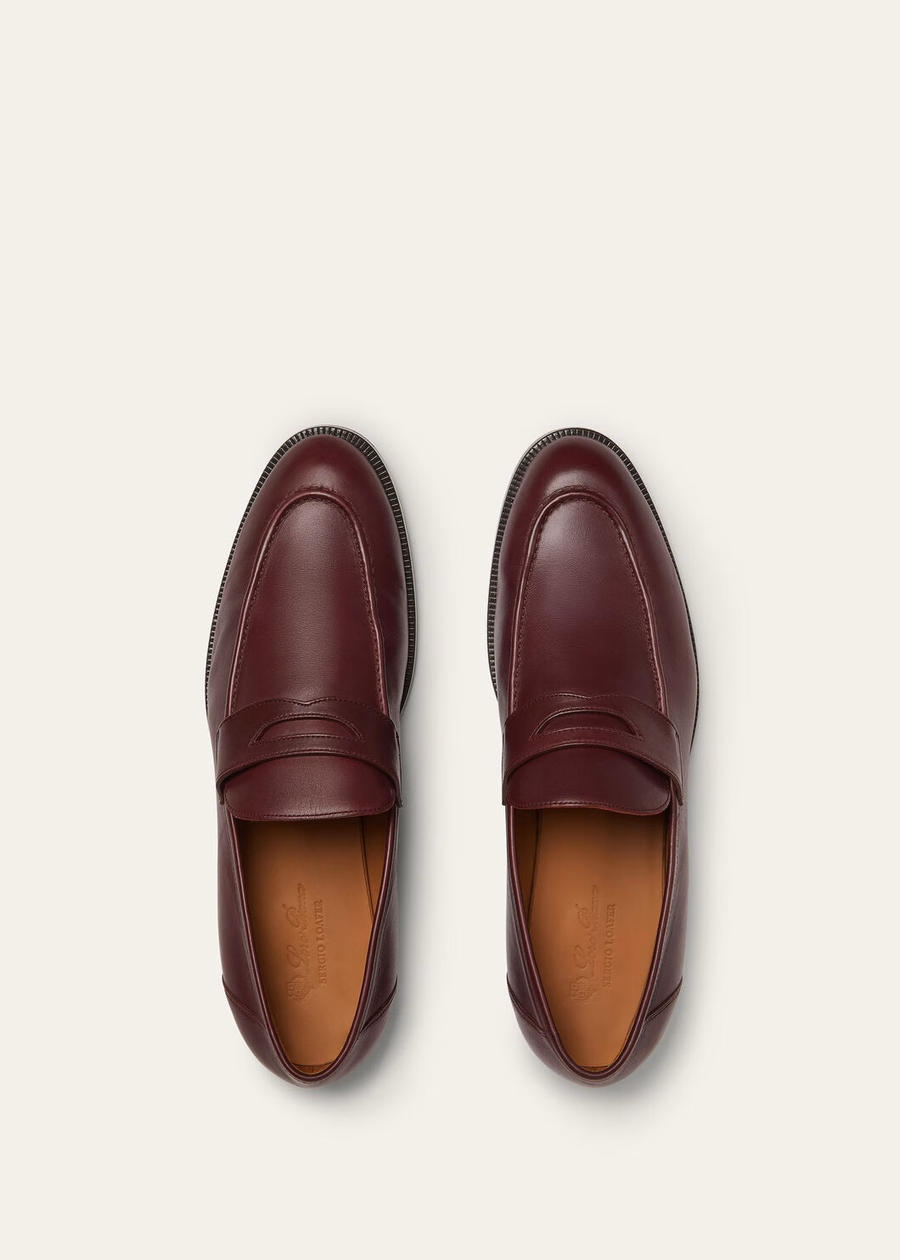 Sergio Loafer calfskin Deep Maroon