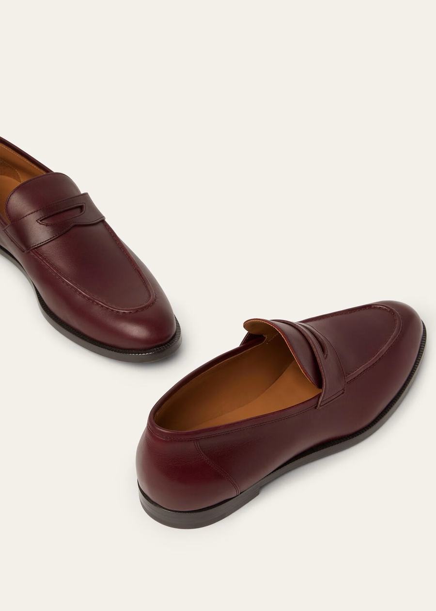 Sergio Loafer calfskin Deep Maroon