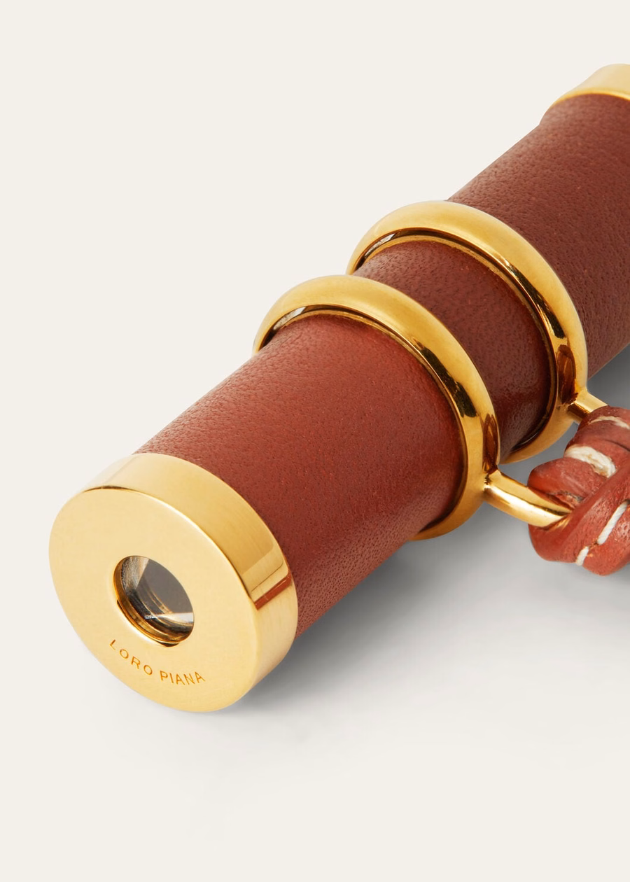 Kaleidoscope Necklace Deep Kummel Calfskin/Sun Gold Jewelry