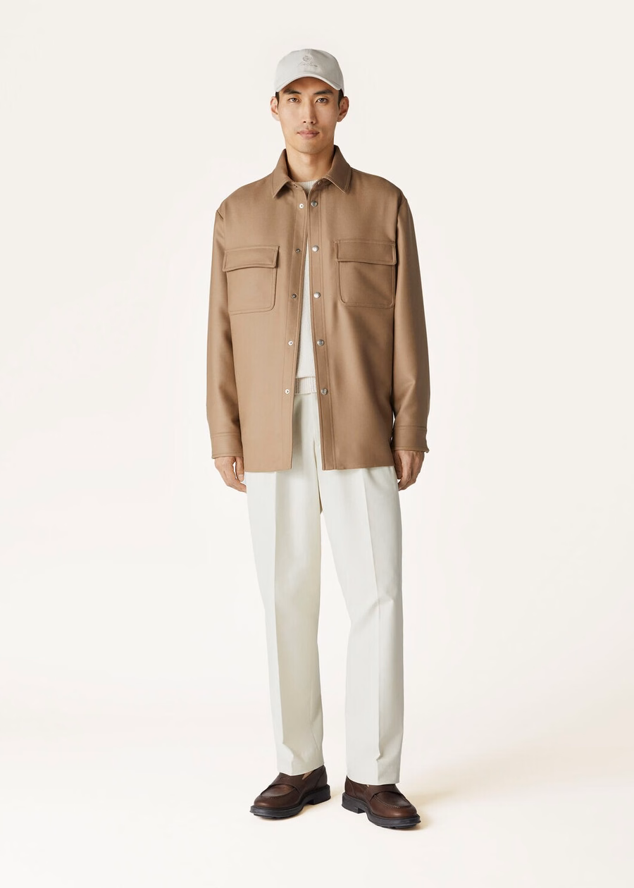 The Gift of Kings® Botan Overshirt Elm Tree Brown/Niveous