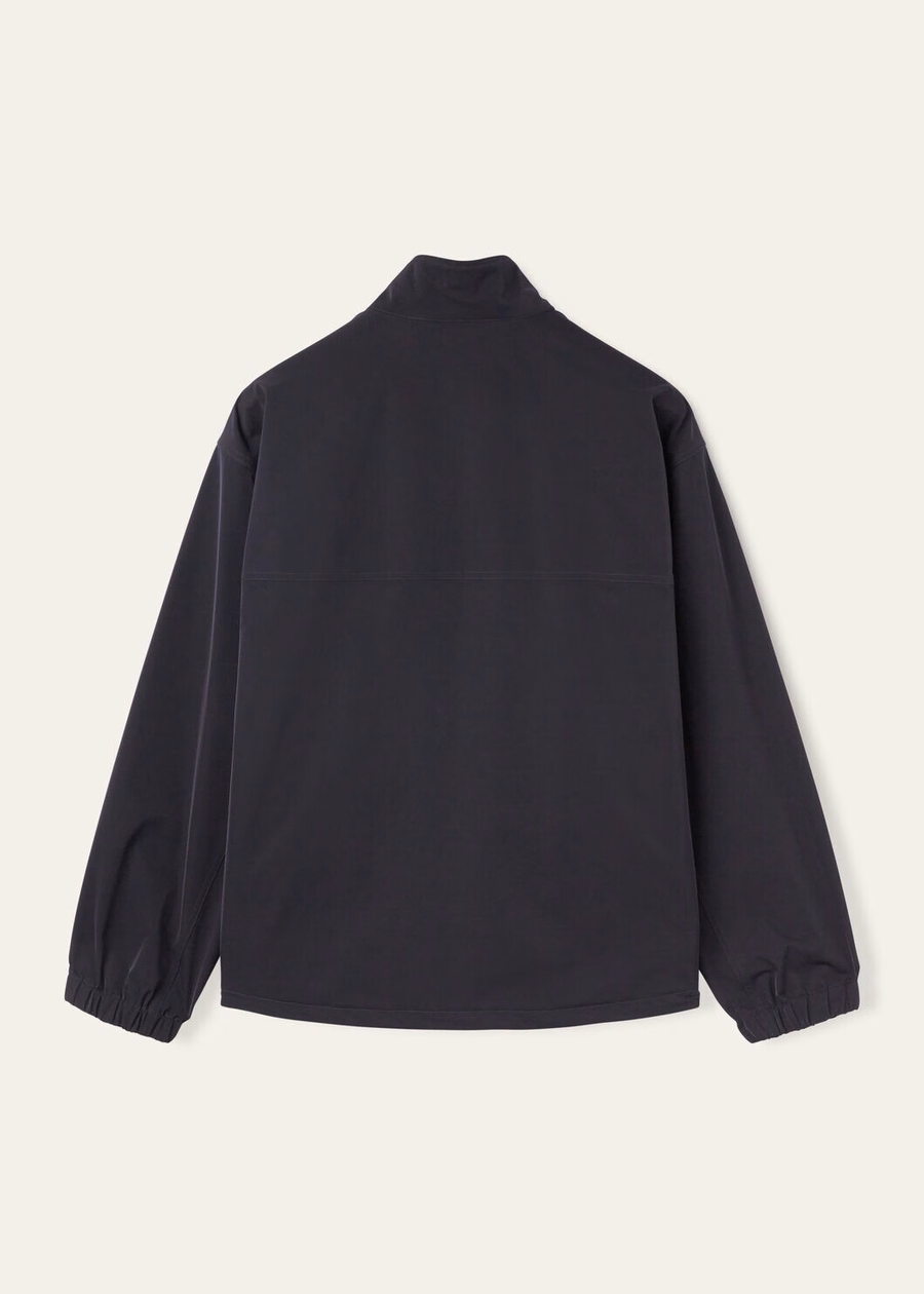 Keit Microfiber Bomber Jacket Very Dark Blue
