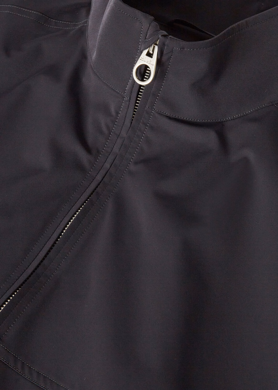 Keit Microfiber Bomber Jacket Very Dark Blue