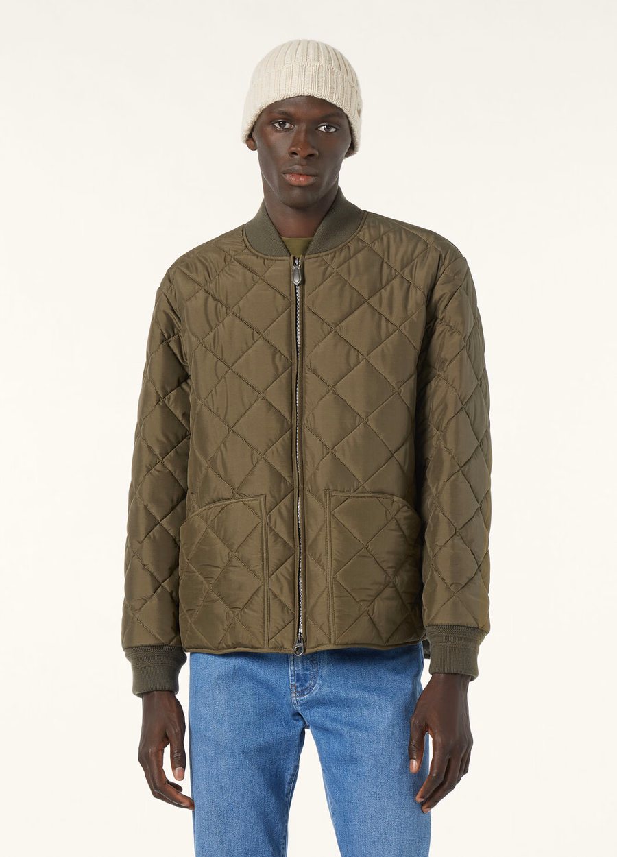 Benson Silk Bomber Jacket - Storm System® Military Summer