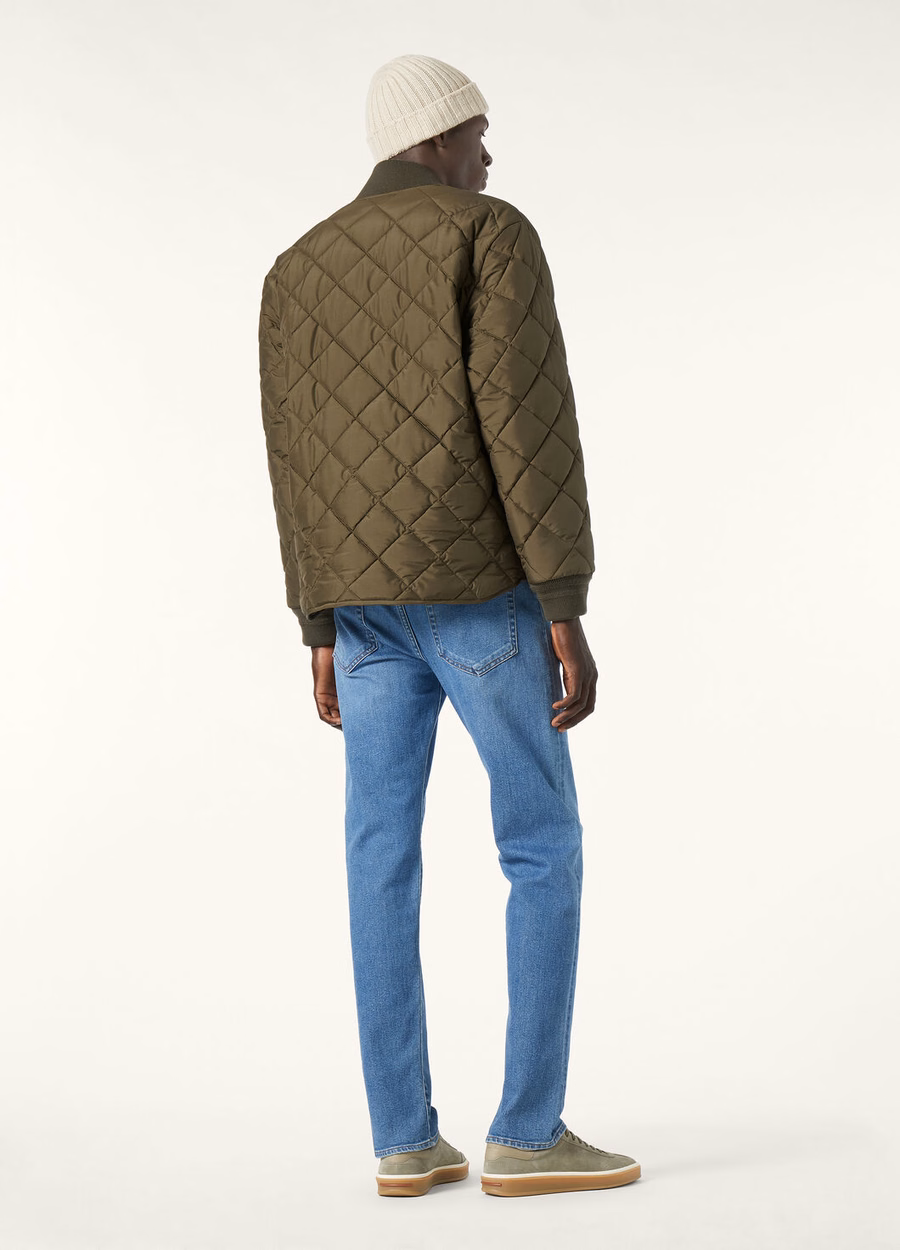 Benson Silk Bomber Jacket - Storm System® Military Summer
