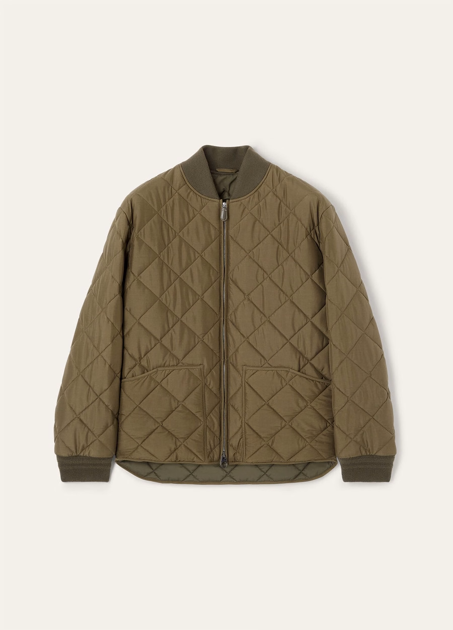 Benson Silk Bomber Jacket - Storm System® Military Summer