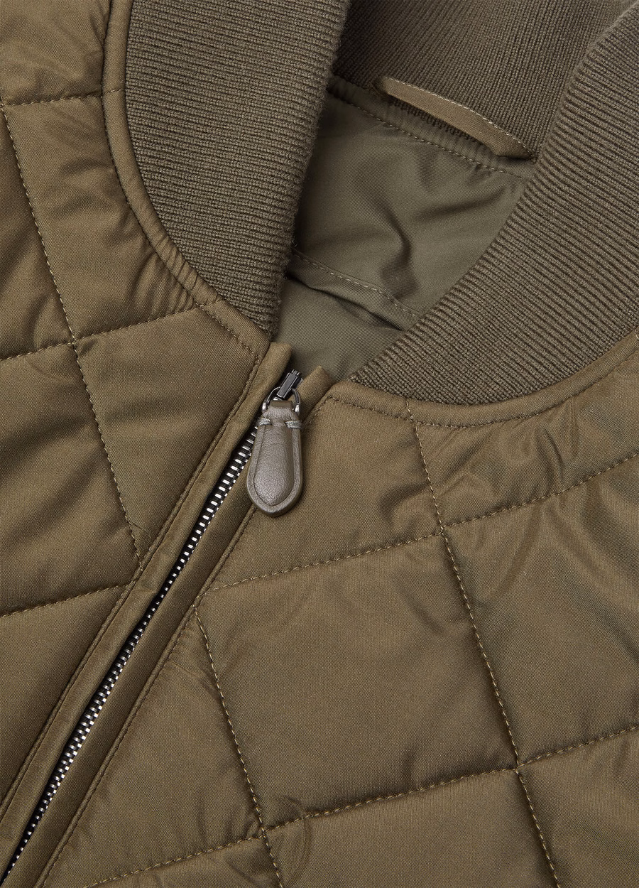 Benson Silk Bomber Jacket - Storm System® Military Summer