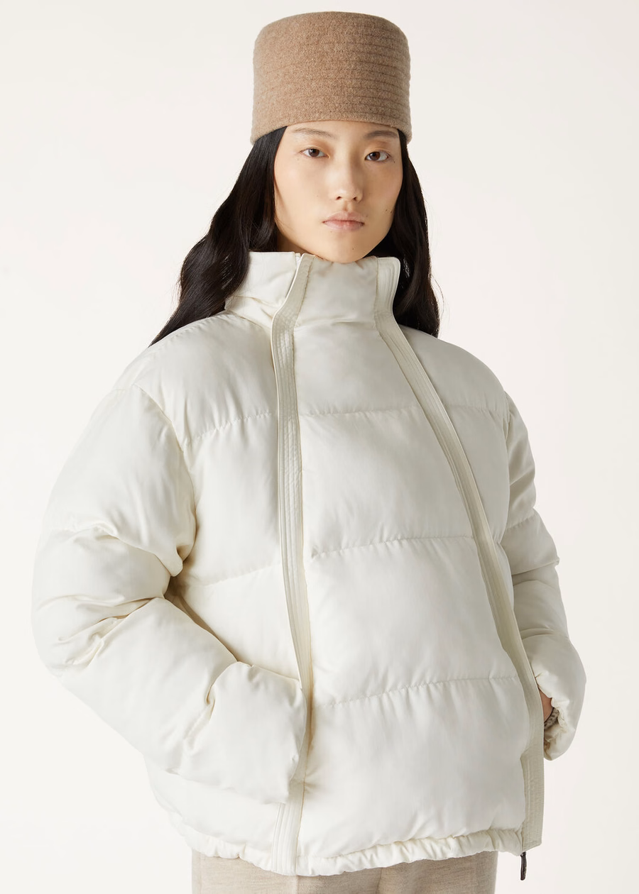 Sebastian Silk Nougat Down Jacket