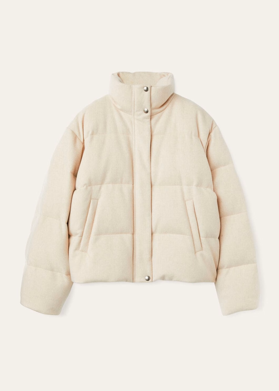 Jools Cashmere Natural Melange Down Jacket