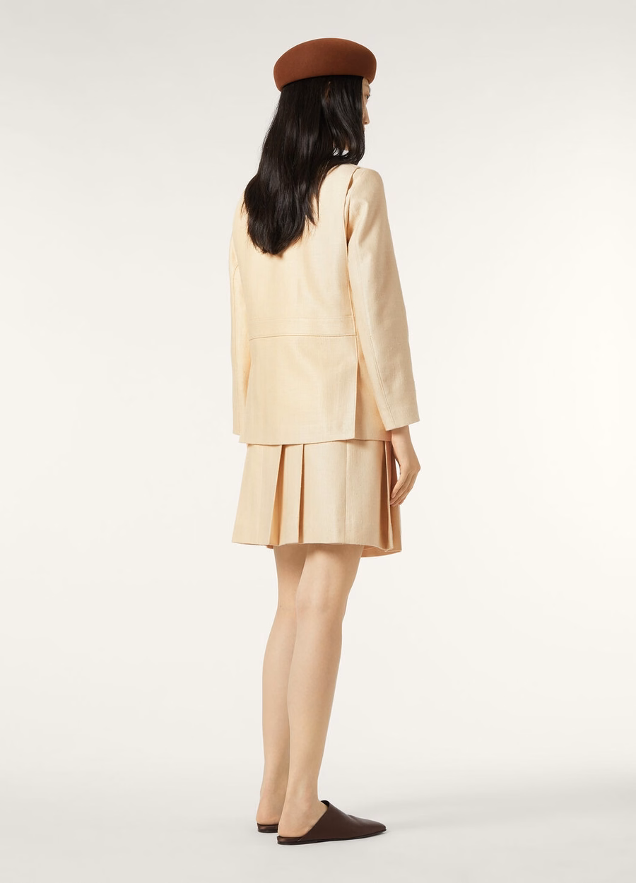 Roadster Mini Silk Jacket Milk Amber