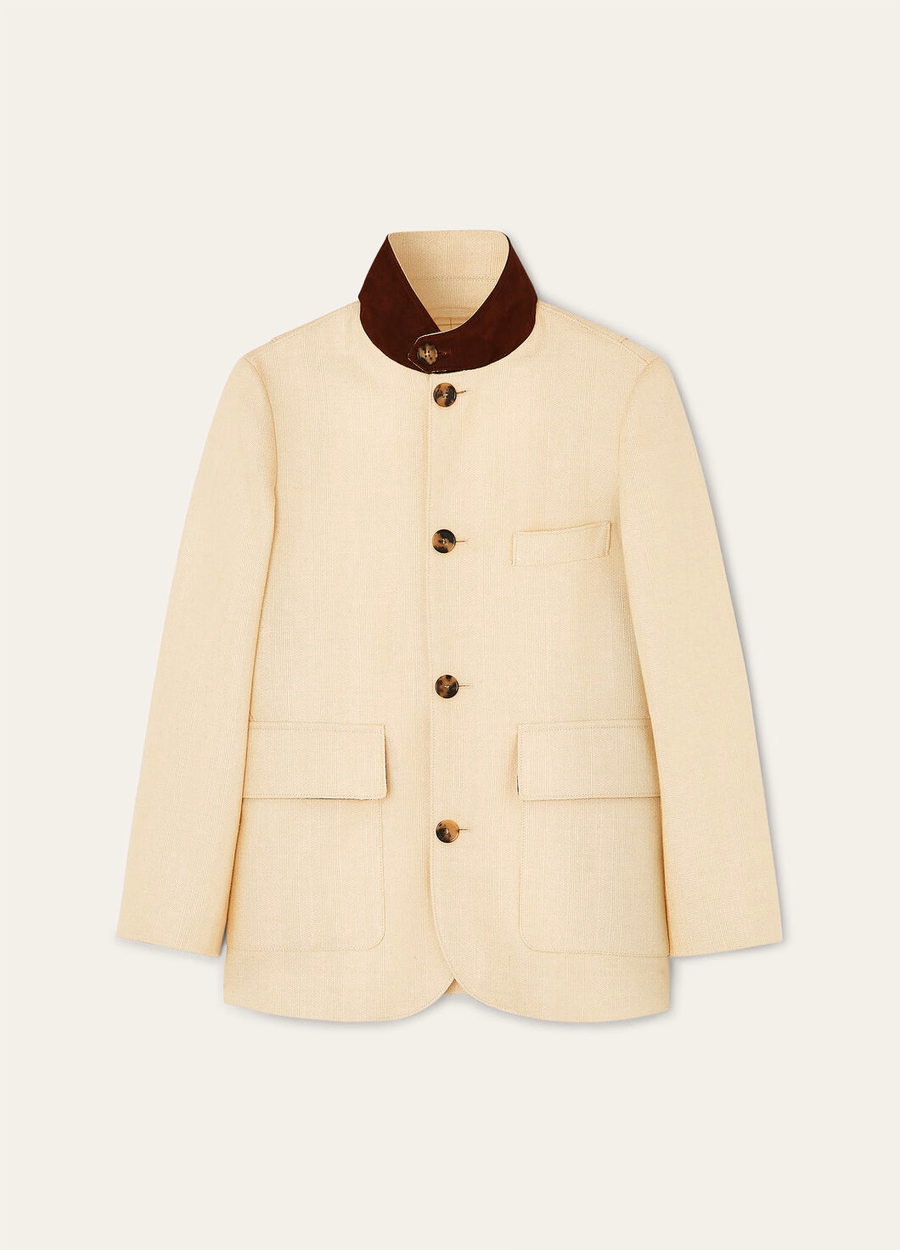 Roadster Mini Silk Jacket Milk Amber
