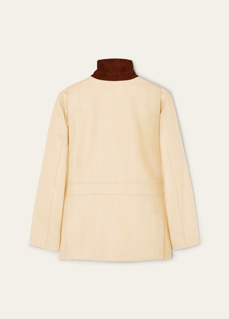 Roadster Mini Silk Jacket Milk Amber