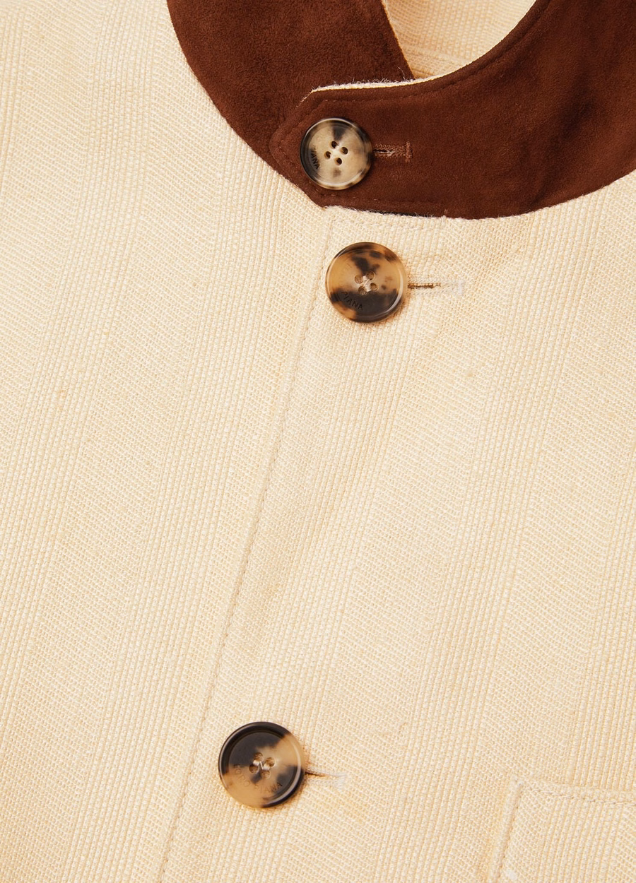 Roadster Mini Silk Jacket Milk Amber