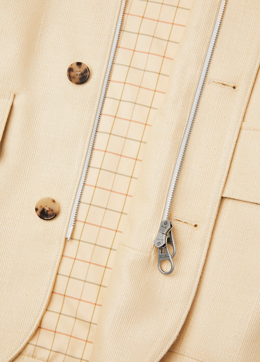 Roadster Mini Silk Jacket Milk Amber