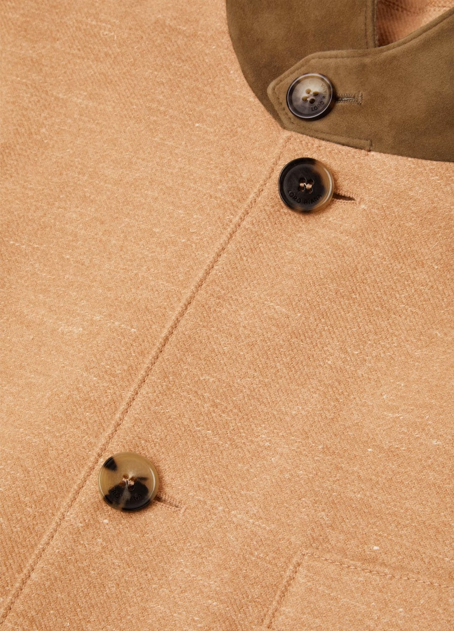 Roadster Mini Wool Jacket Sunlit Cashmere Wool Sand Melange