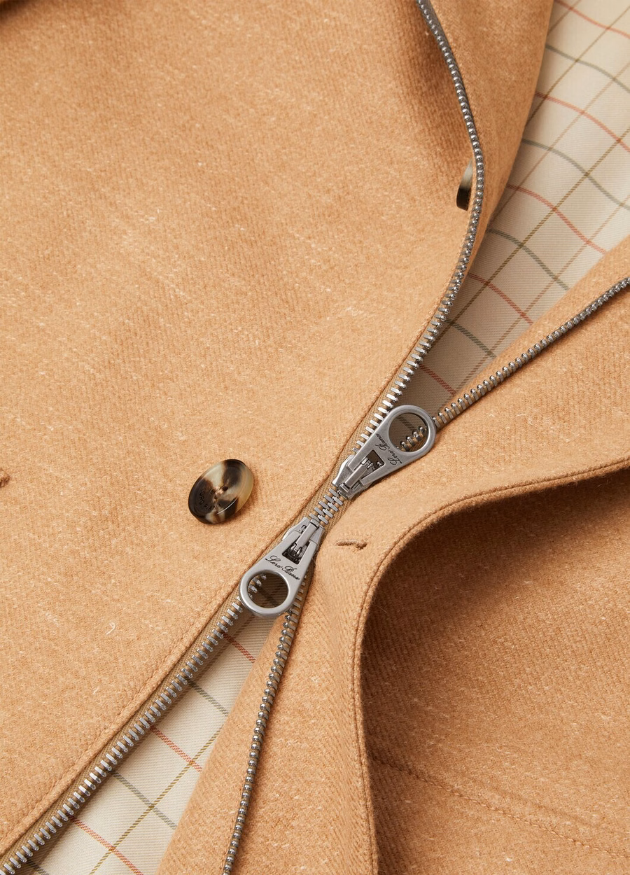Roadster Mini Wool Jacket Sunlit Cashmere Wool Sand Melange
