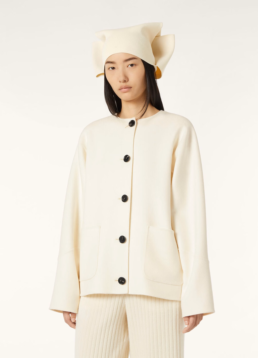 Navid Nougat cashmere jacket