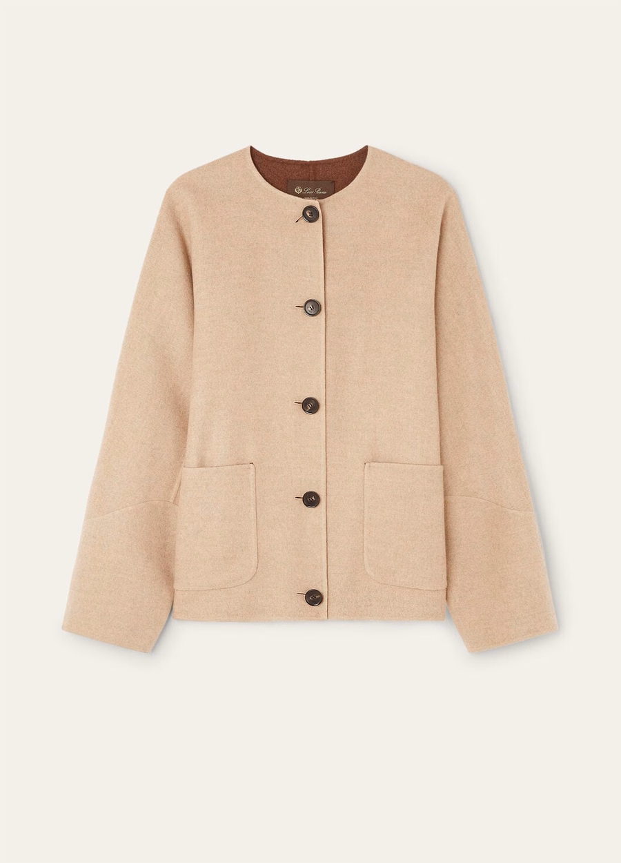 Navid Cashmere Jacket Rosy Granite Melange