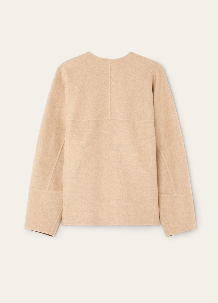 Navid Cashmere Jacket Rosy Granite Melange