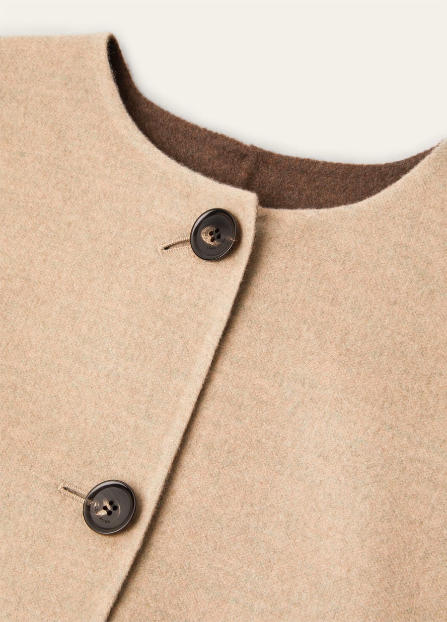 Navid Cashmere Jacket Rosy Granite Melange