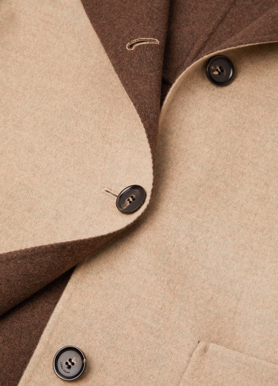 Navid Cashmere Jacket Rosy Granite Melange