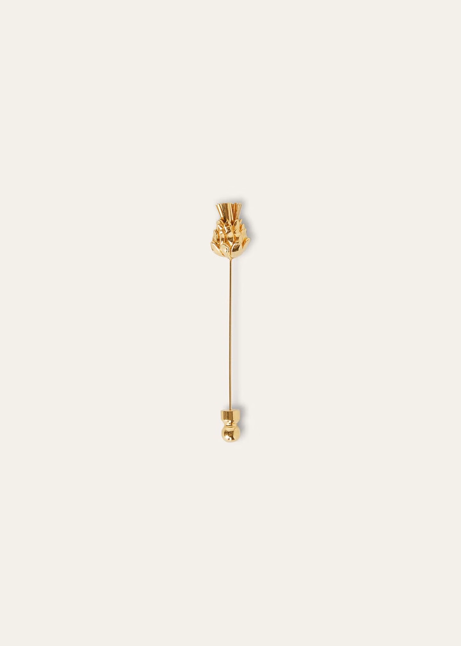 Cardo Pin Brass Jewelry Sun Gold