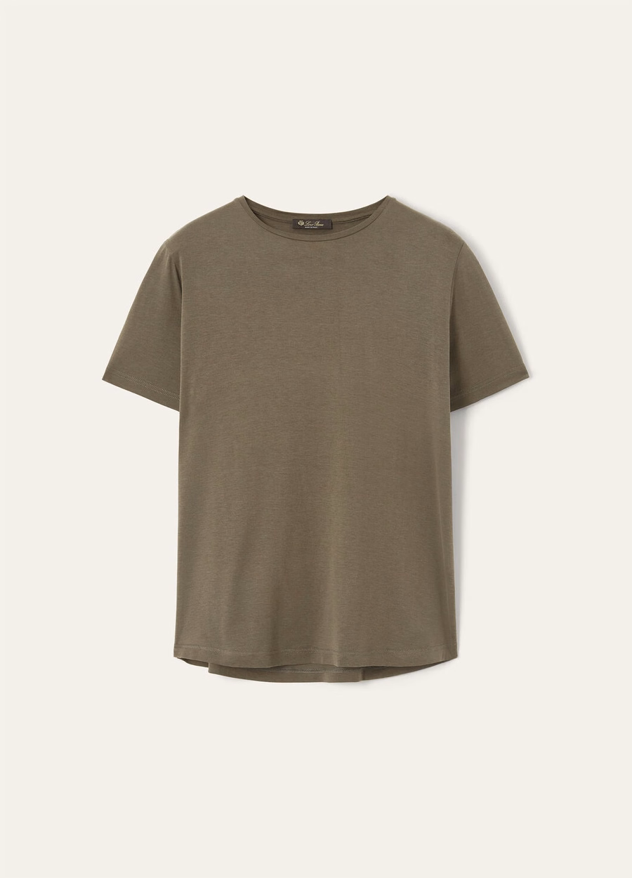 Soft T-shirt Cotton Silk Sea Oak