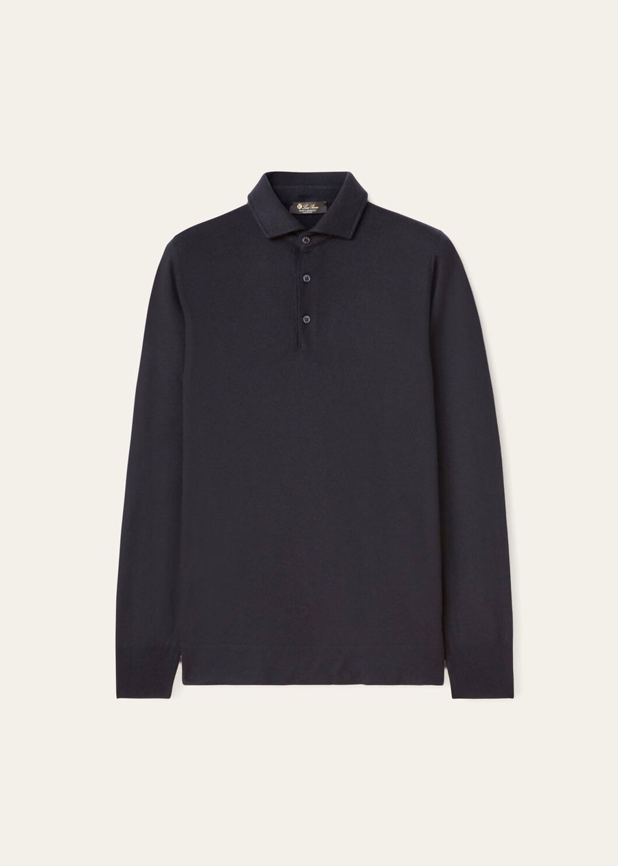 Baby Cashmere Polo Black