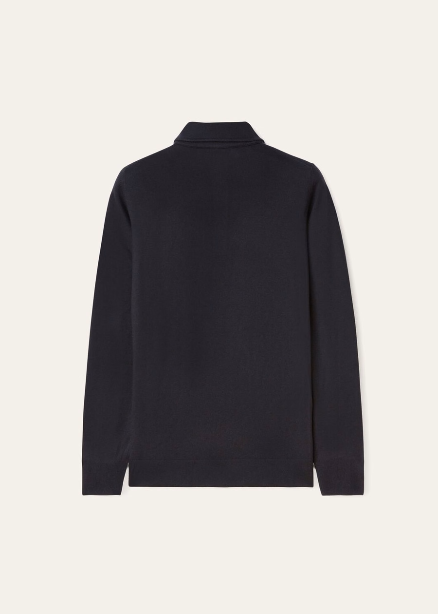 Baby Cashmere Polo Black